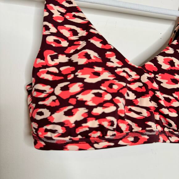 OFFLINE by Aerie Goals Plunge Sports Bra - Maplewood NWT Size Large - Picture 5 of 9